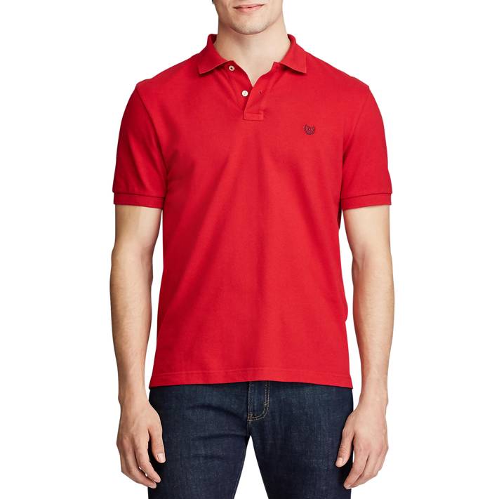 Chaps Men's Short Sleeve Everyday Solid Pique Polo