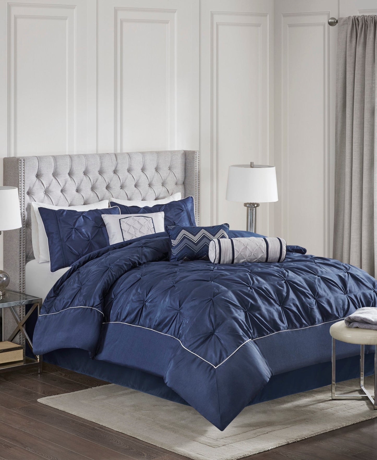 Piedmont 7 Piece Tufted Comforter Set