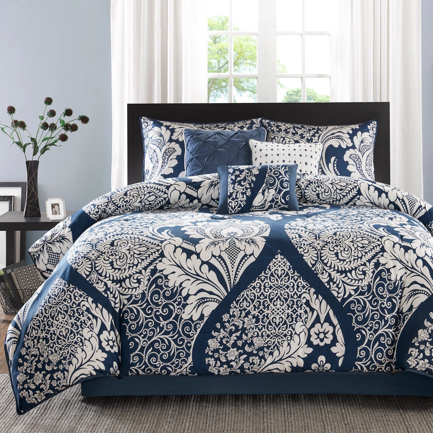 Adela 7 Piece Cotton Comforter Set