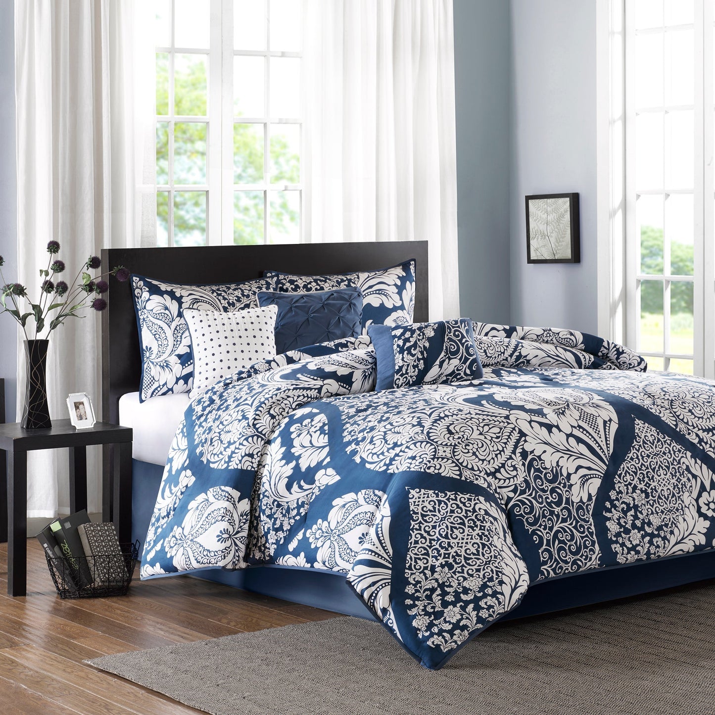 Adela 7 Piece Cotton Comforter Set