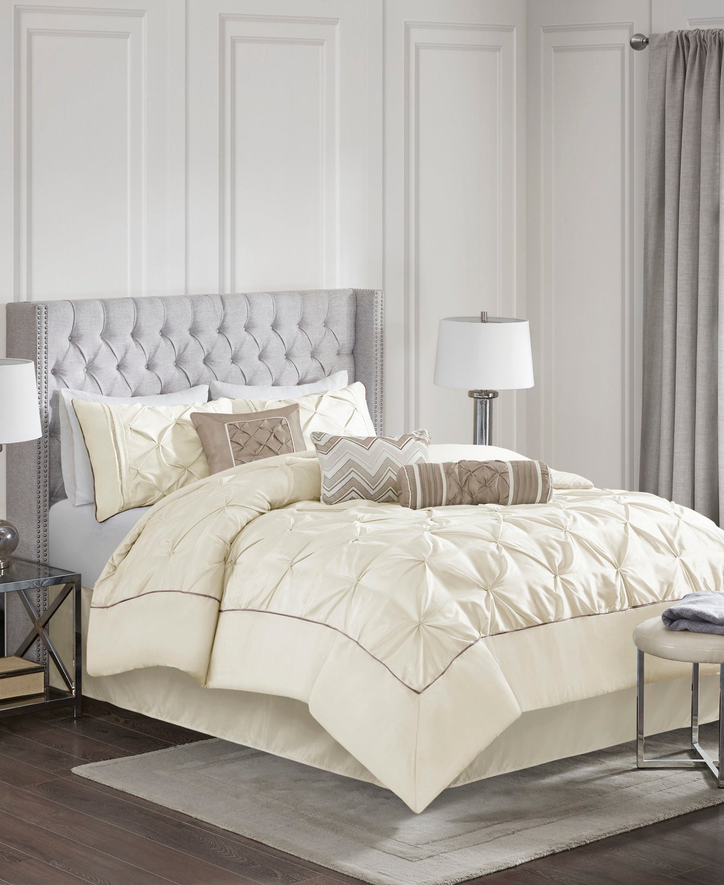 Piedmont 7 Piece Tufted Comforter Set