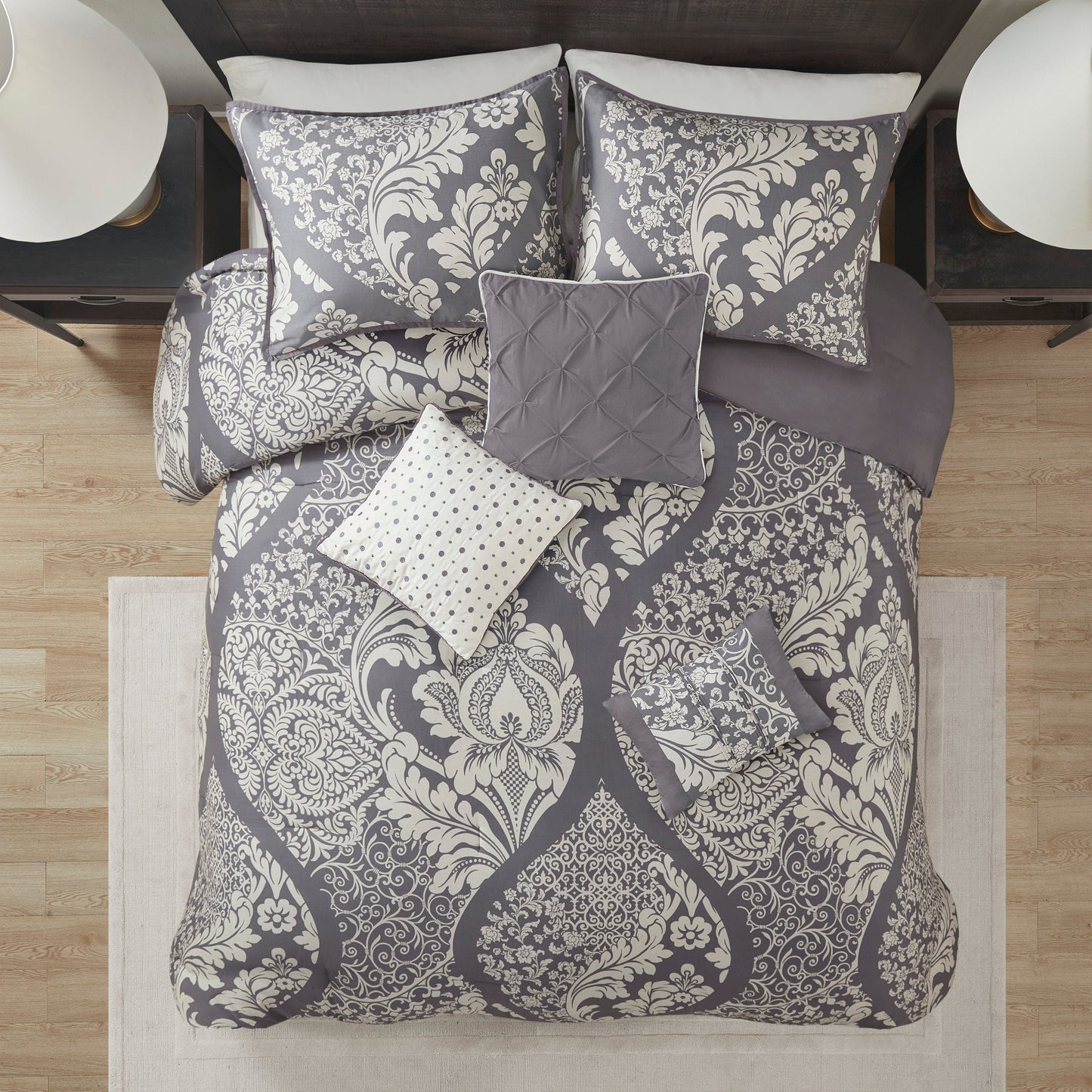 Adela 7 Piece Cotton Comforter Set