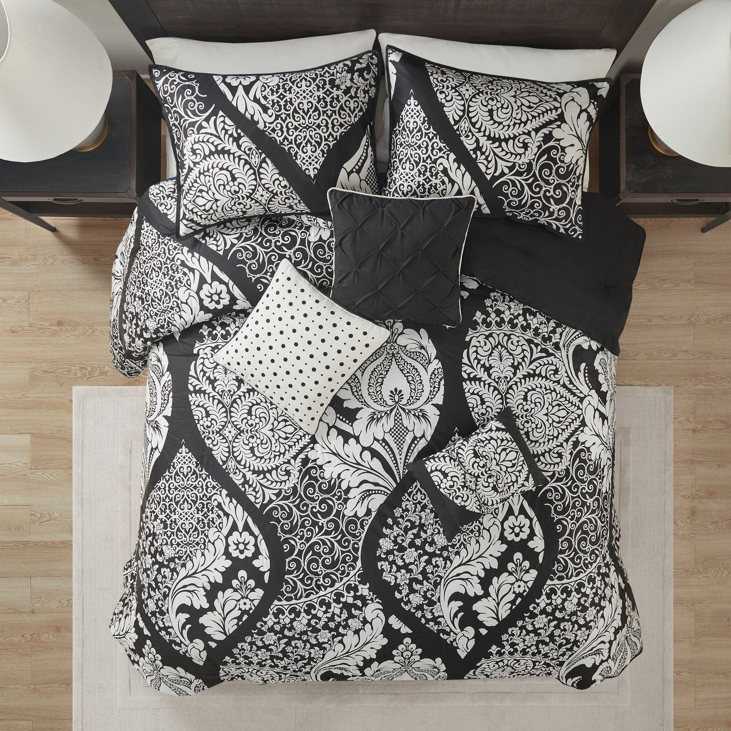 Adela 7 Piece Cotton Comforter Set