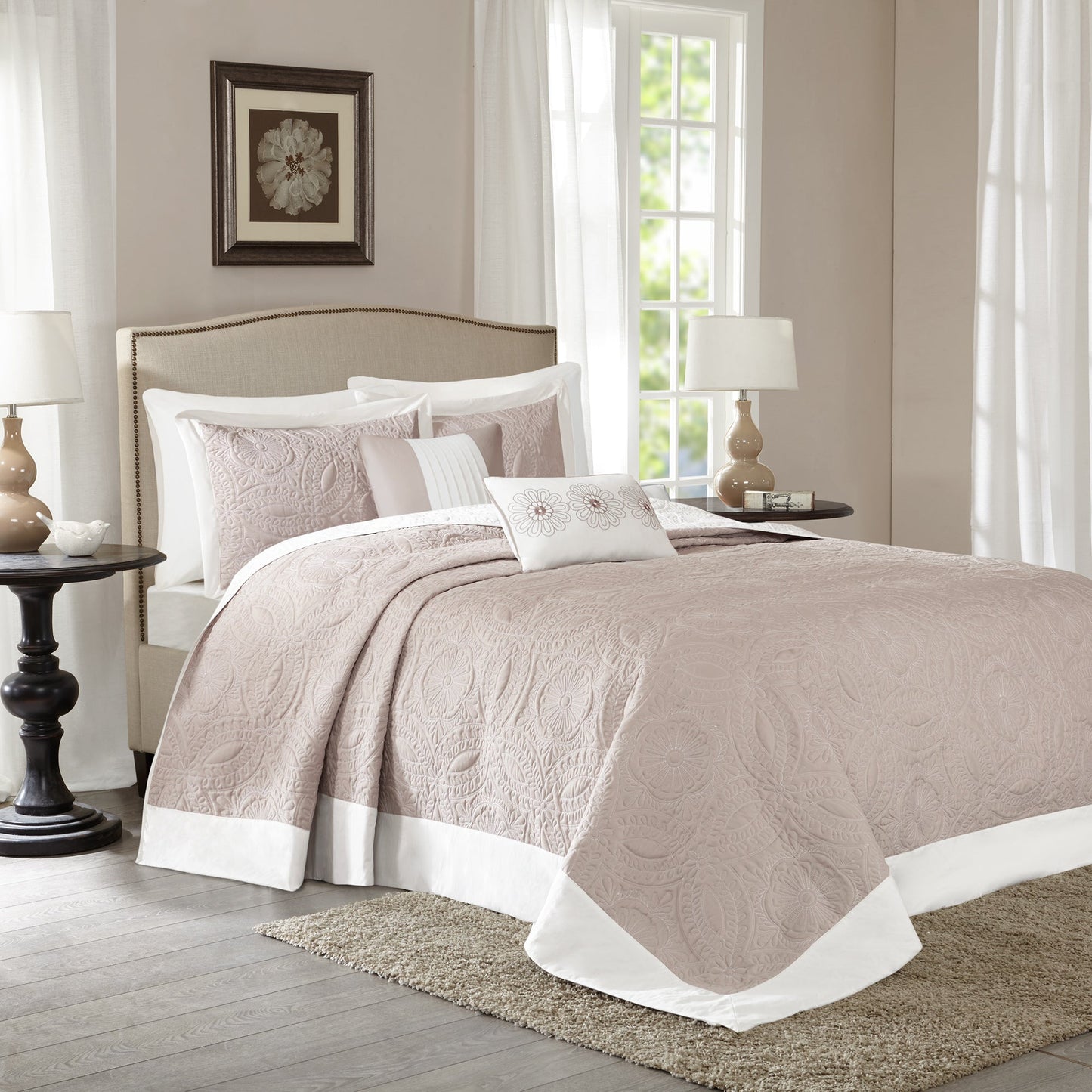 Clark 5 Piece Reversible Bedspread Set