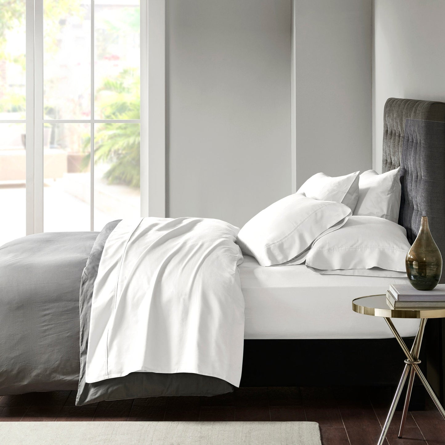 Cotton Blend Sateen Sheet Set - 800 Thread Count