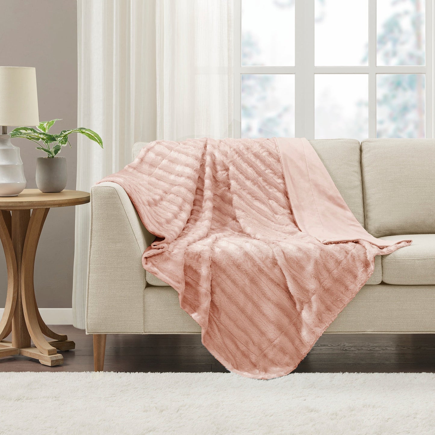 York Long Fur Throw