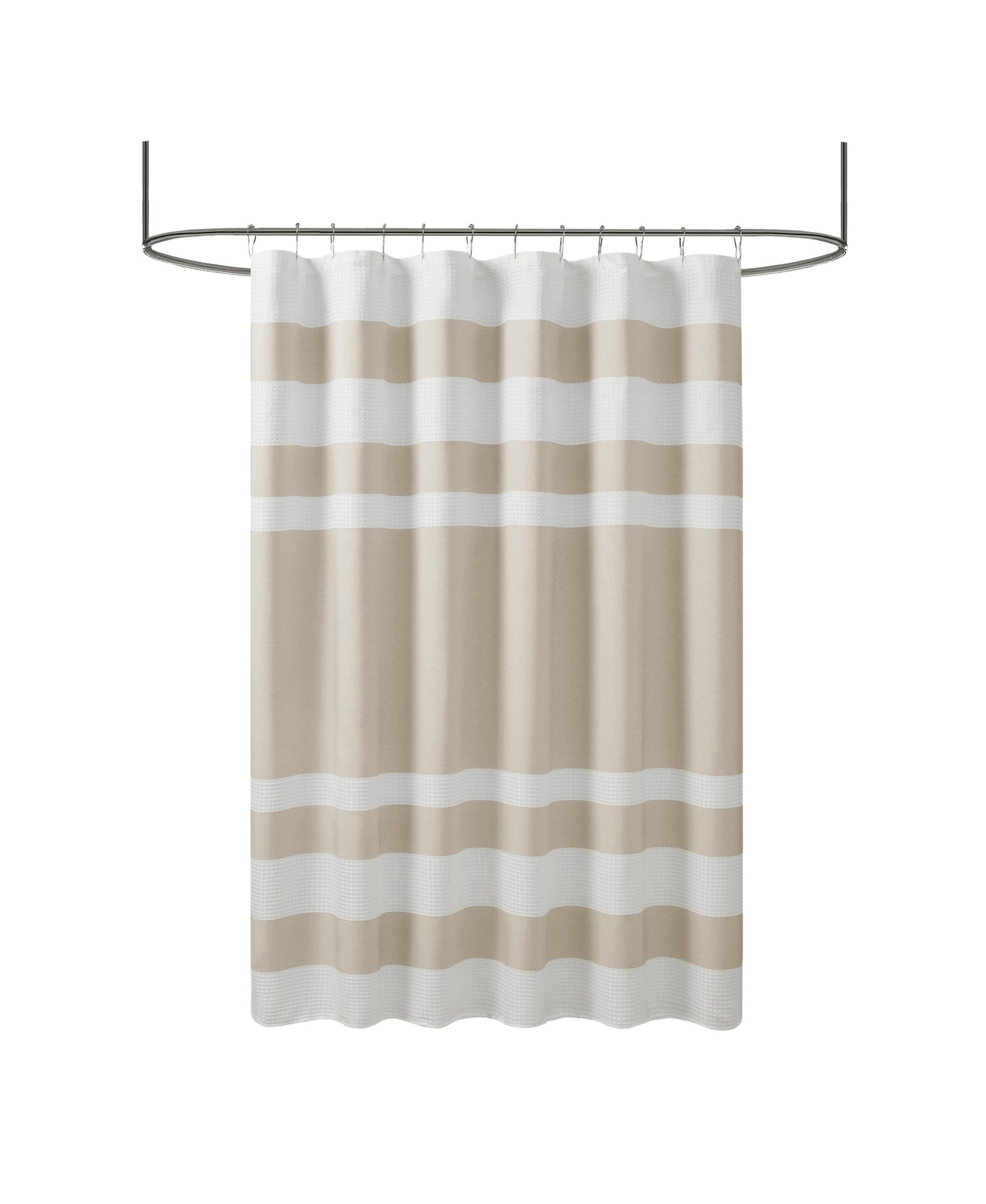 Spa Waffle Shower Curtain with 3M Treatment
