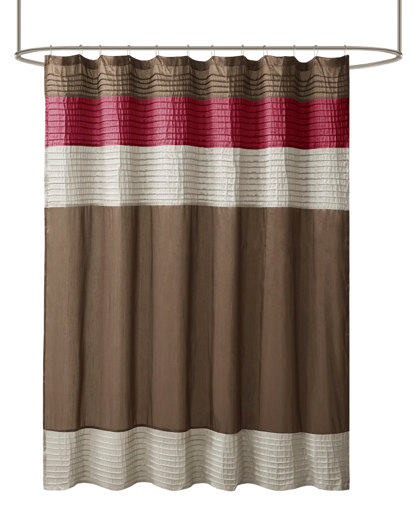 Salem Faux Silk Shower Curtain