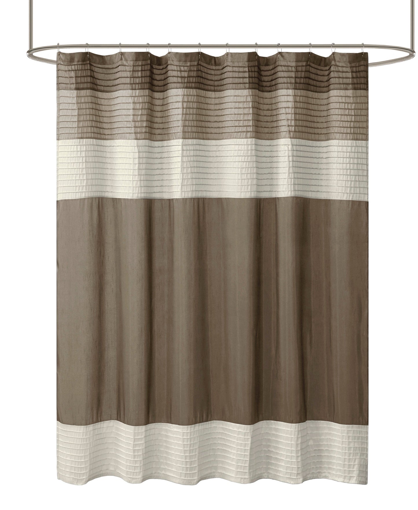 Salem Faux Silk Shower Curtain