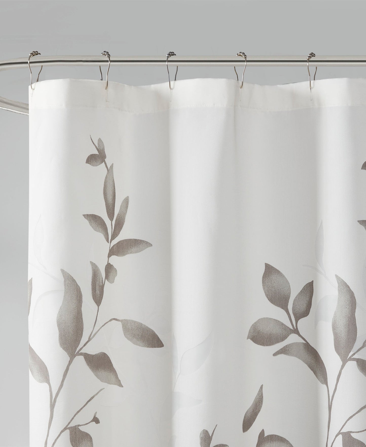 Rosalie Burnout Printed Shower Curtain
