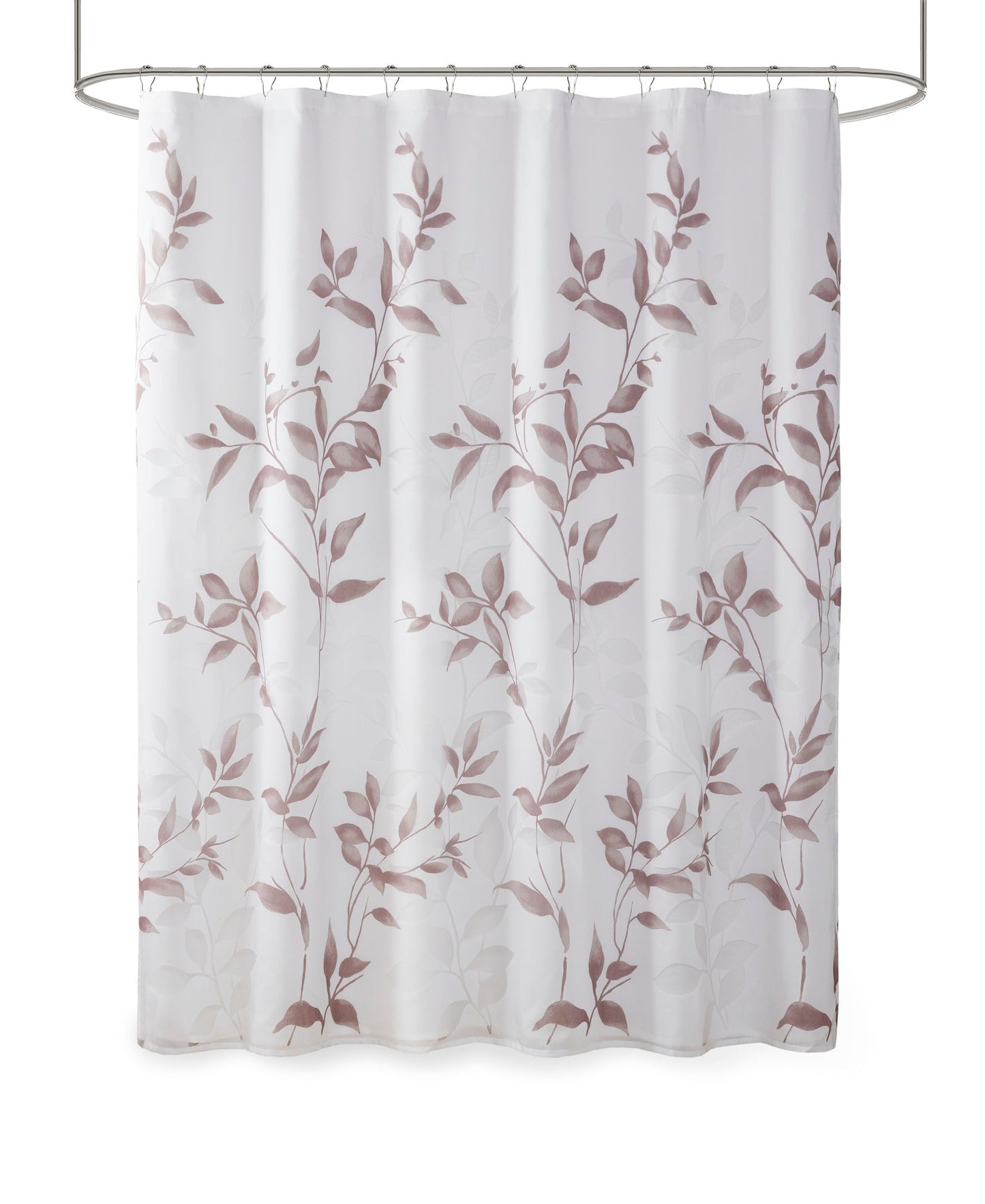 Rosalie Burnout Printed Shower Curtain