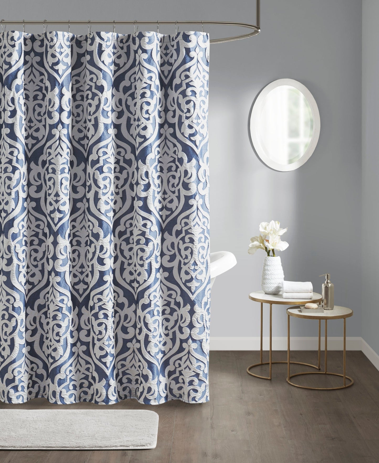 Eliot Jacquard Shower Curtain