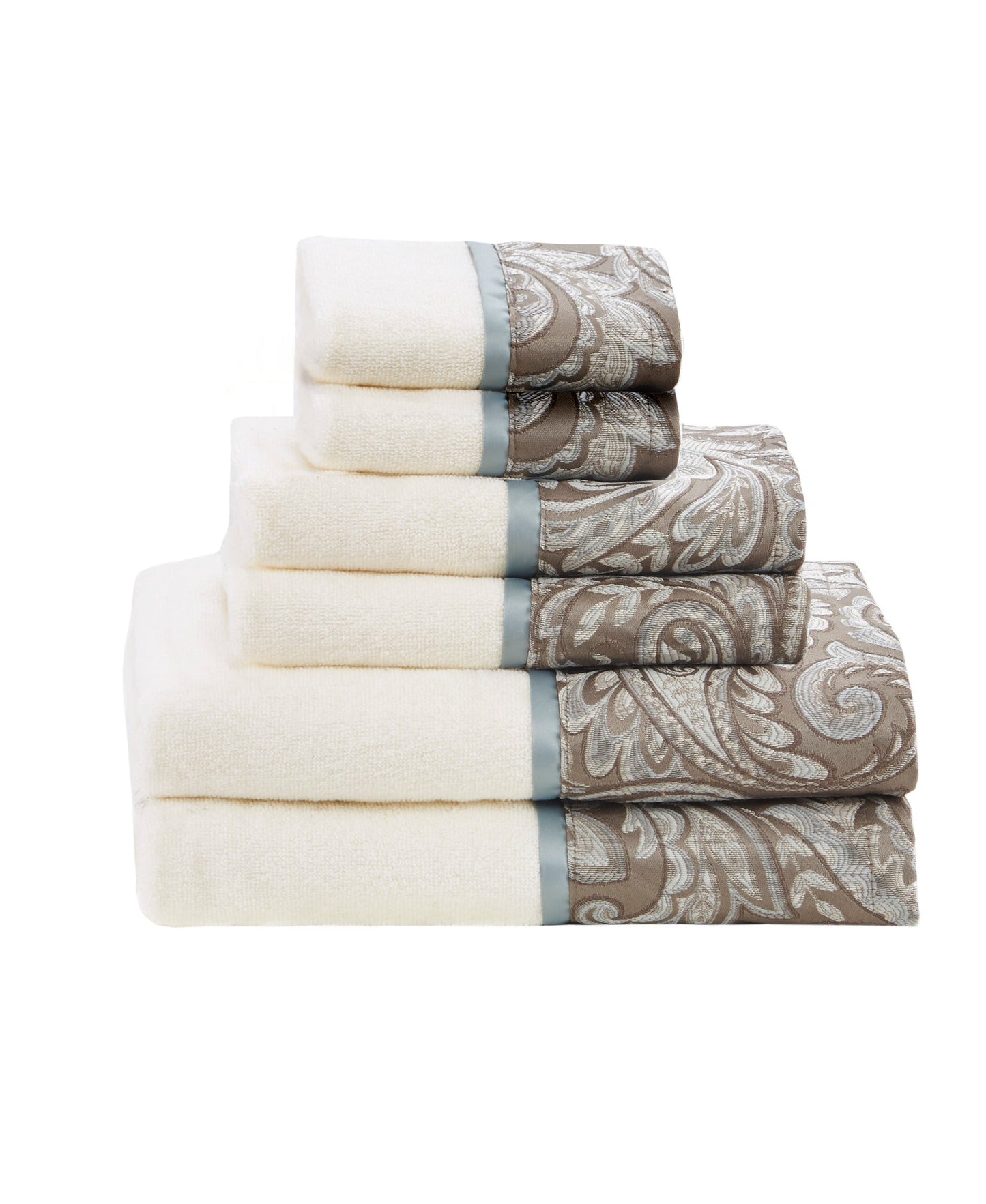 Charlotte 6 Piece Jacquard Towel Set