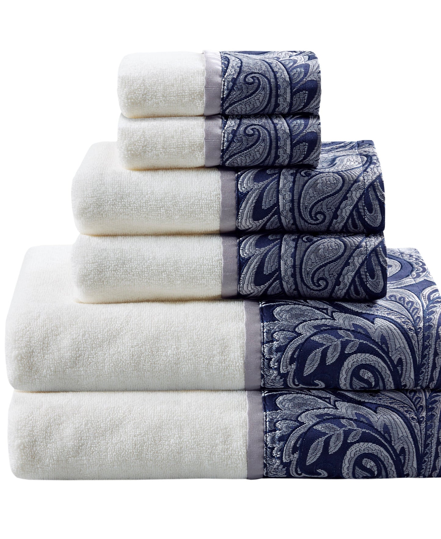 Charlotte 6 Piece Jacquard Towel Set
