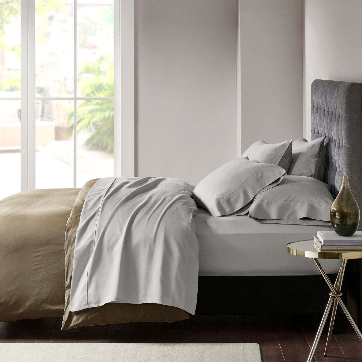 Cotton Blend Sateen Sheet Set - 800 Thread Count