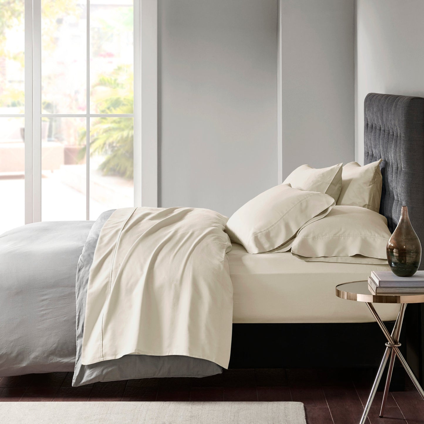 Cotton Blend Sateen Sheet Set - 800 Thread Count