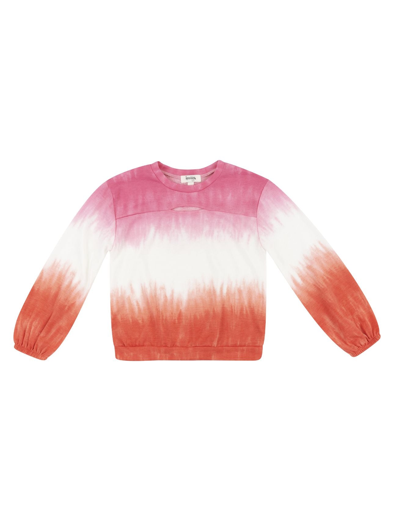 Color Block Tie Dye Top