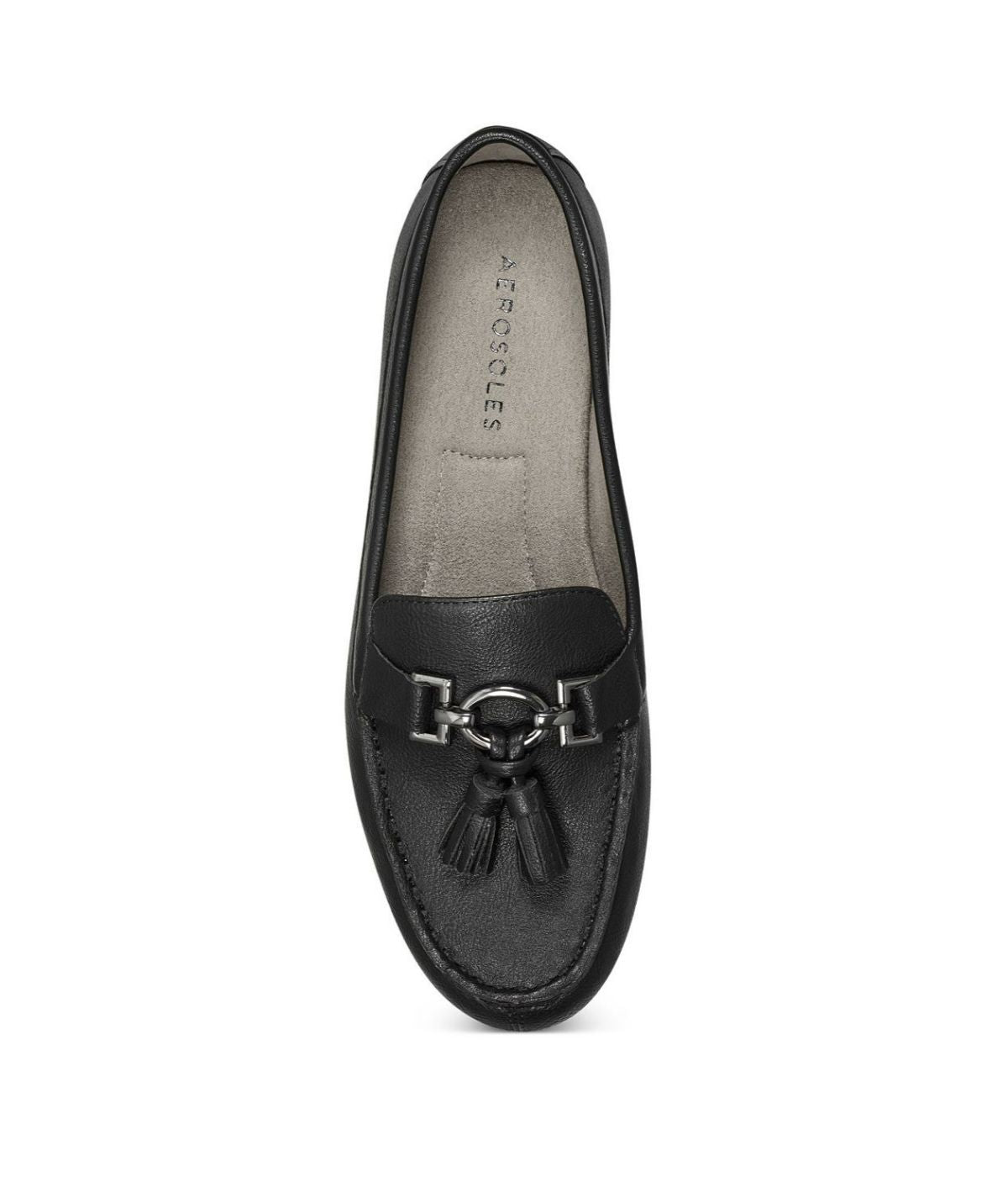 Aerosoles Deanna Loafer Black Faux Suede