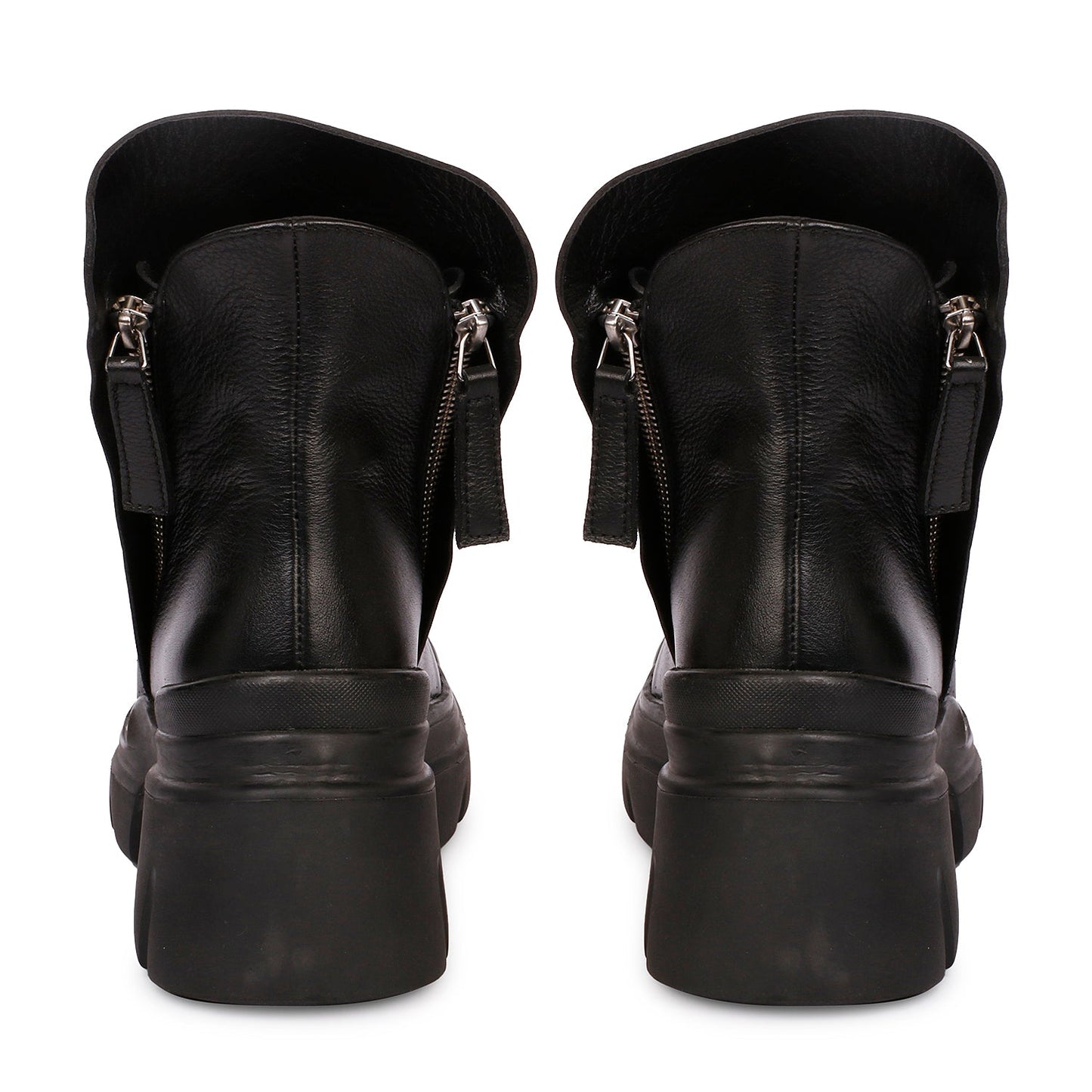 Hayden Leather Boots - Black