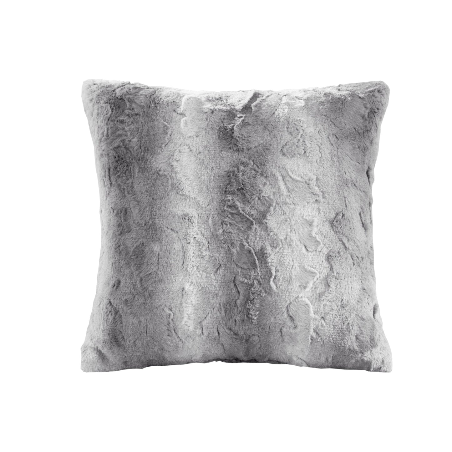 Marselle Faux Fur Square Pillow Leopard