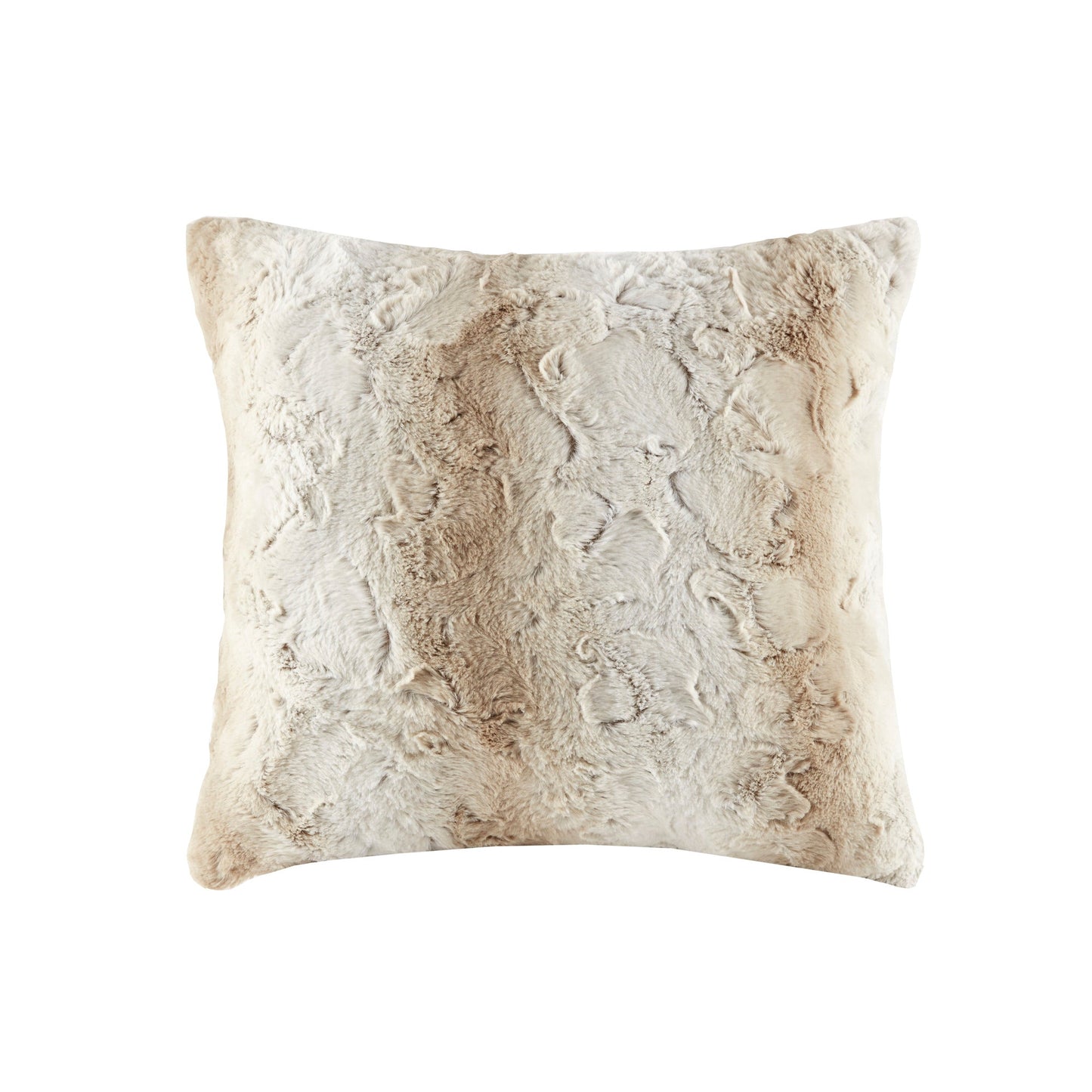 Marselle Faux Fur Square Pillow Leopard