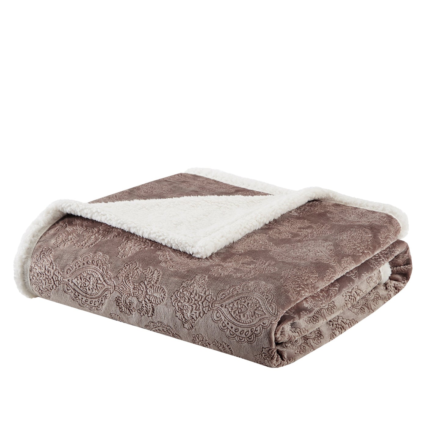 Oversized Textured Plush Throw