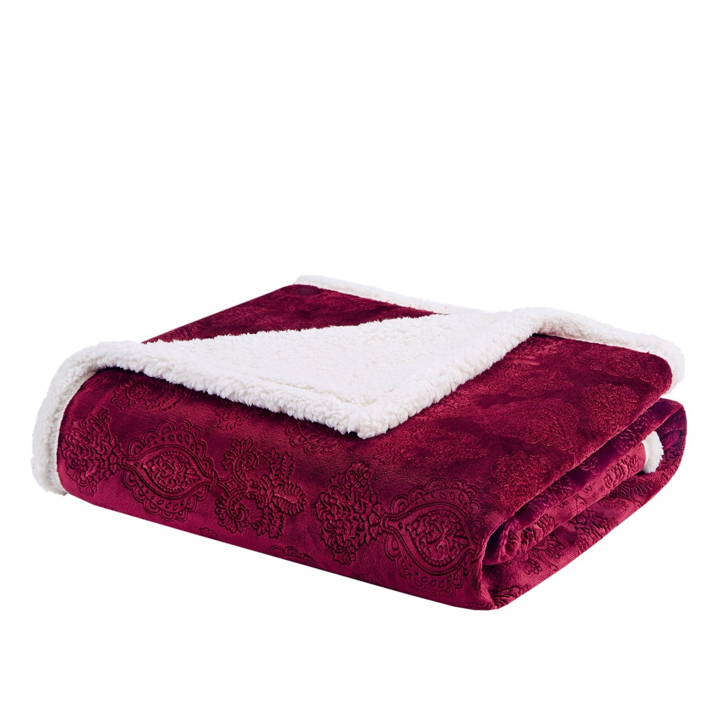 Oversized Textured Plush Throw