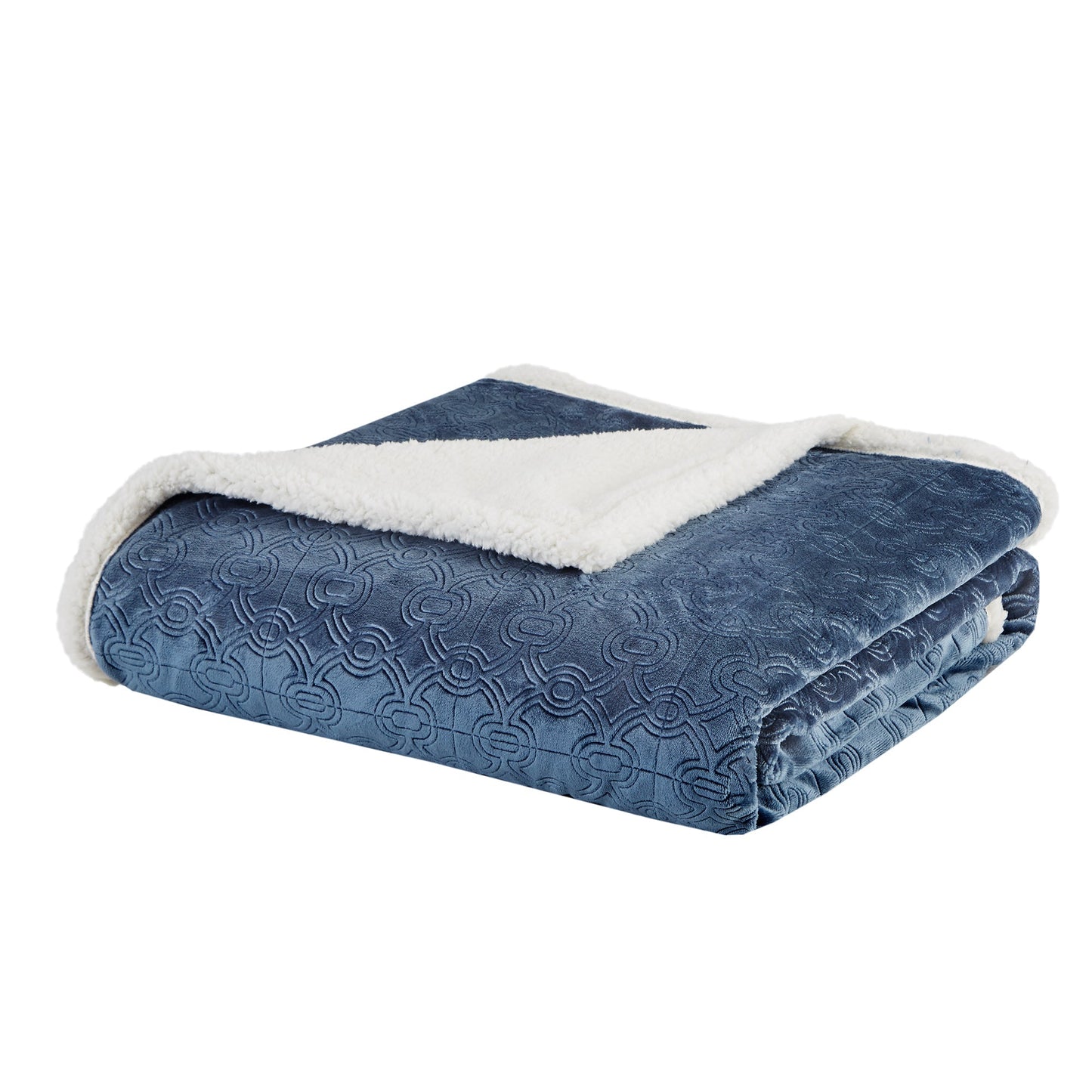 Oversized Textured Plush Throw