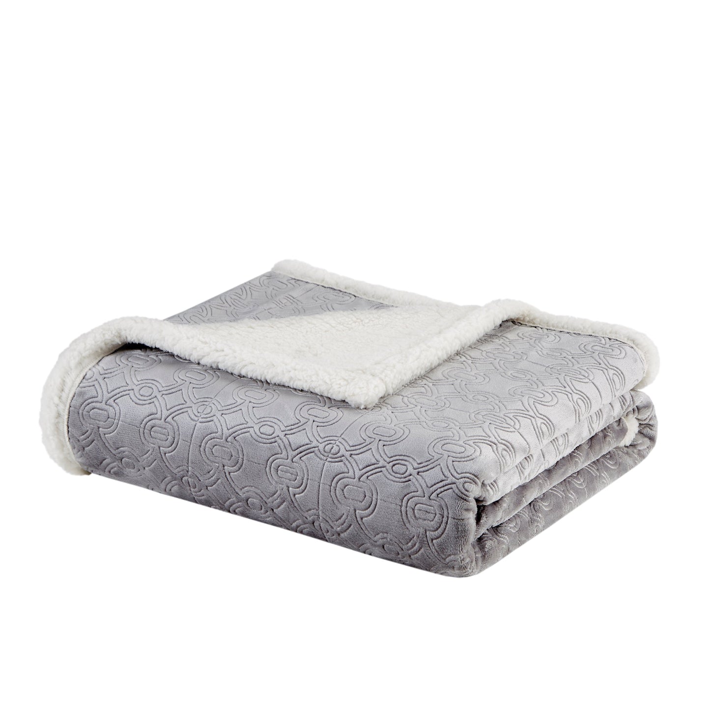 Oversized Textured Plush Throw