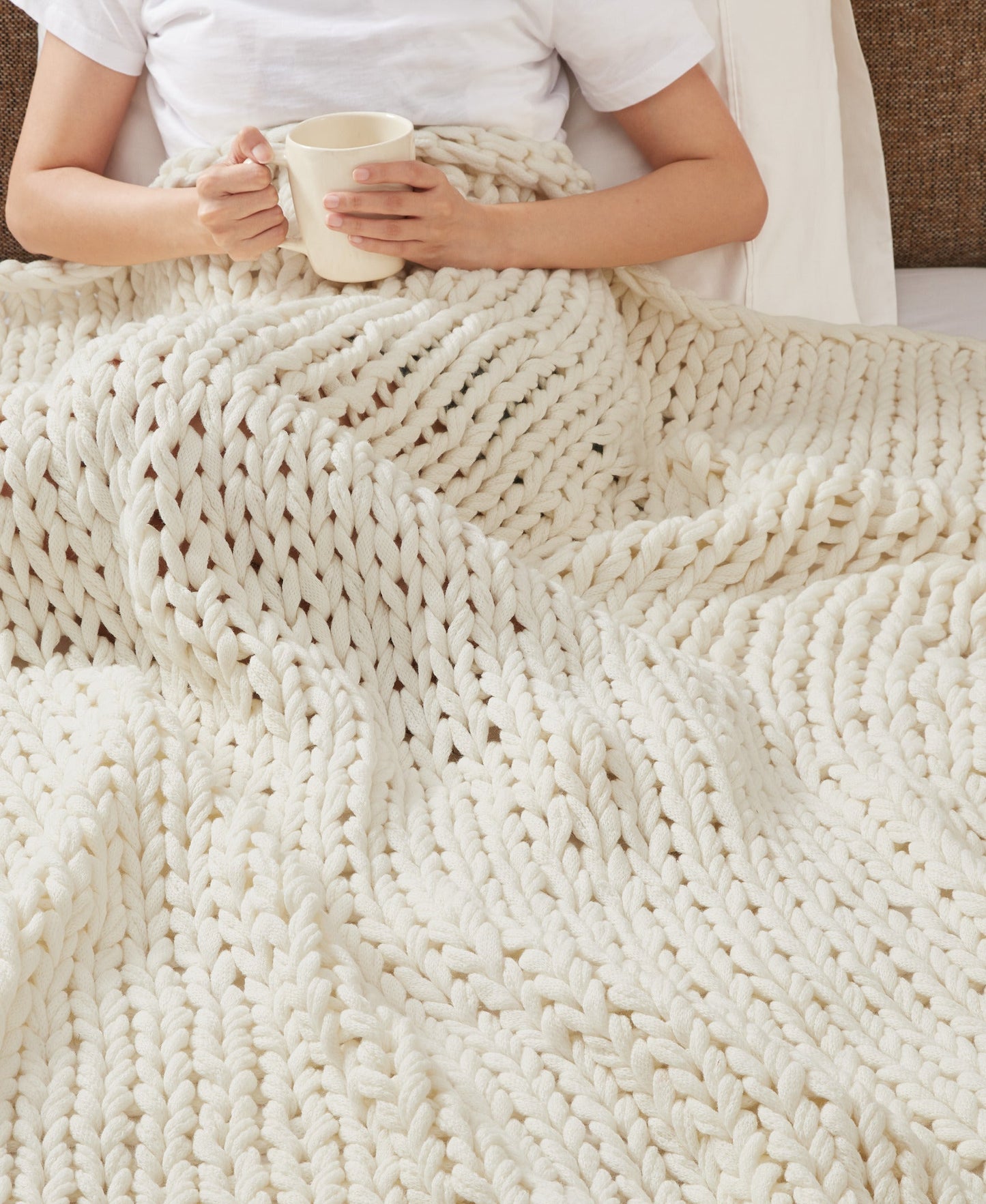 Chunky Double Knit Handmade Throw
