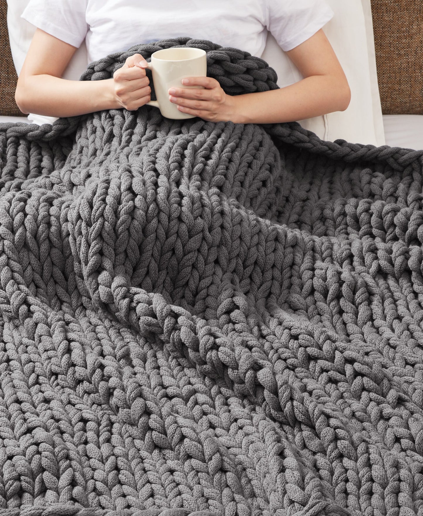 Chunky Double Knit Handmade Throw
