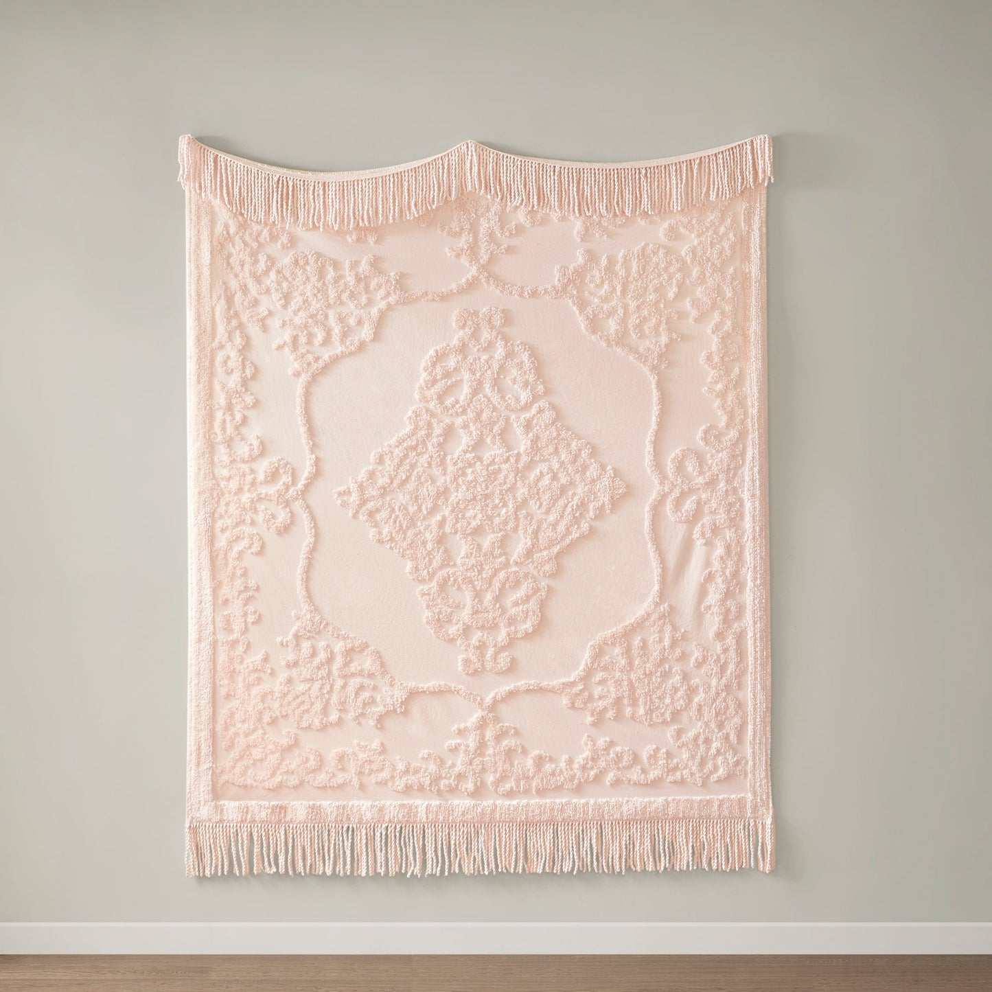 Mila Chenille Lightweight Throw with Fringe Tassel