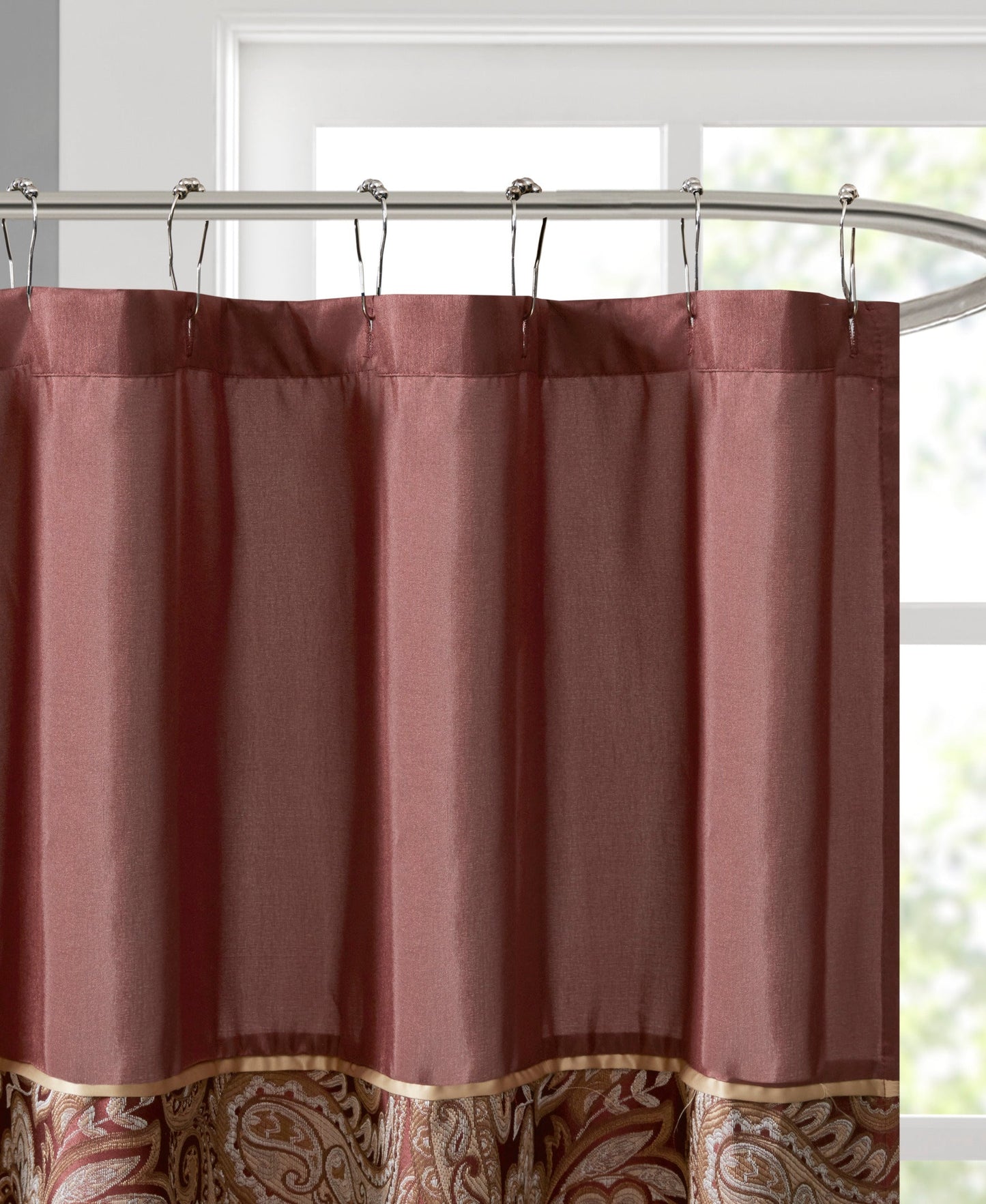 Charlotte Jacquard Shower Curtain