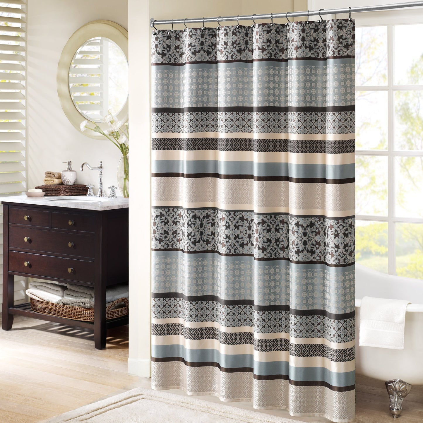 Cambridge Jacquard Shower Curtain