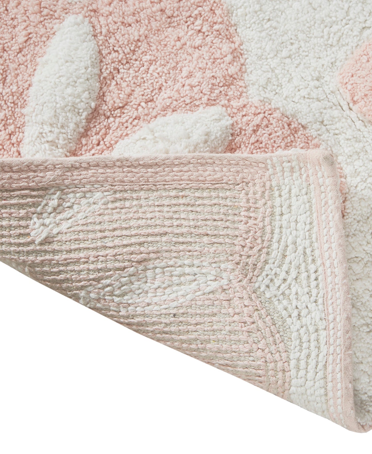 Tunisia Medallion Cotton Tufted Bath Rug