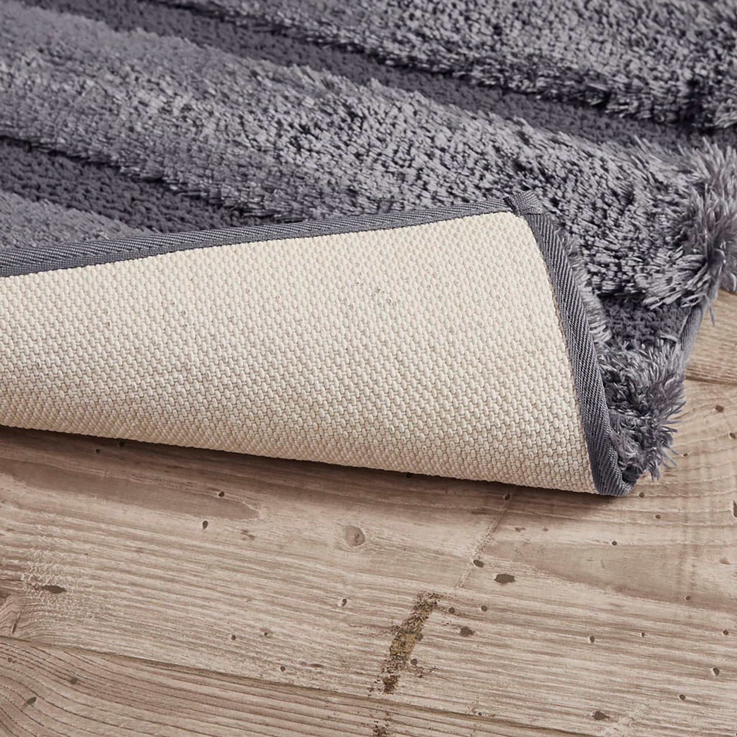 Tufted Pearl Channel Rug Grey