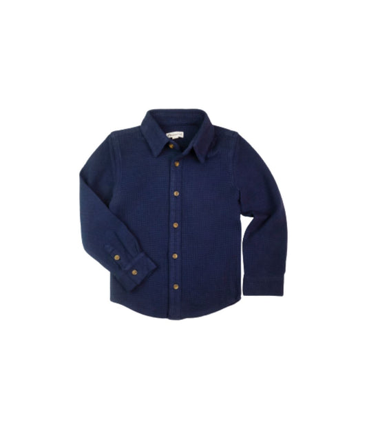 Bates Shirt Navy Blue