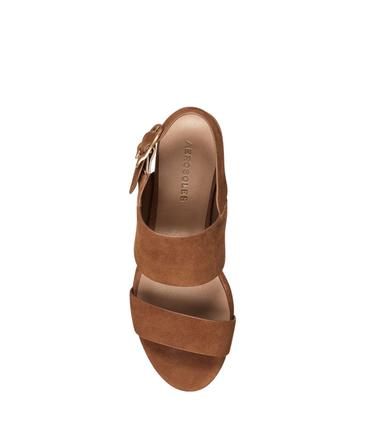 Aerosoles Camera Platform Cognac Suede