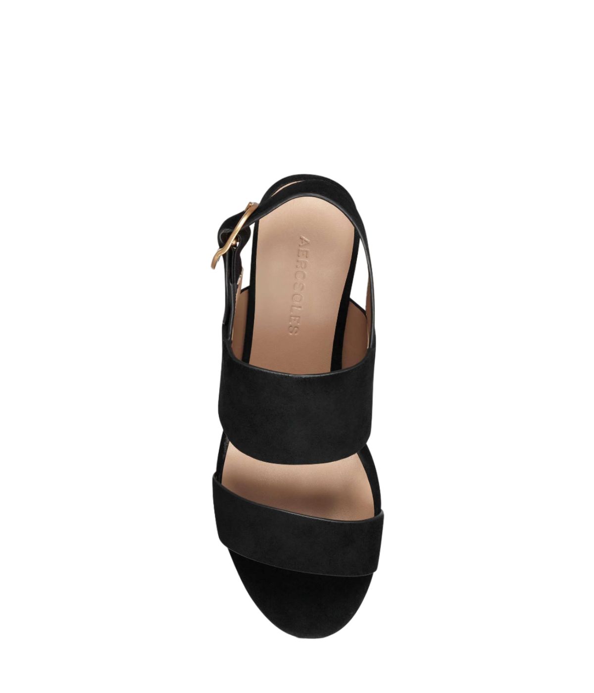 Aerosoles Camera Platform Black Suede