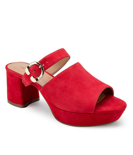 Aerosoles Cosmic Platform Red Suede