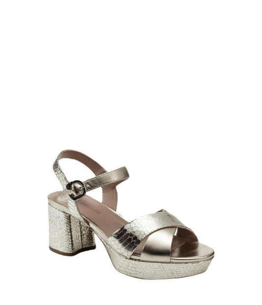 Aerosoles Cosmos Sandal Soft Gold Leather