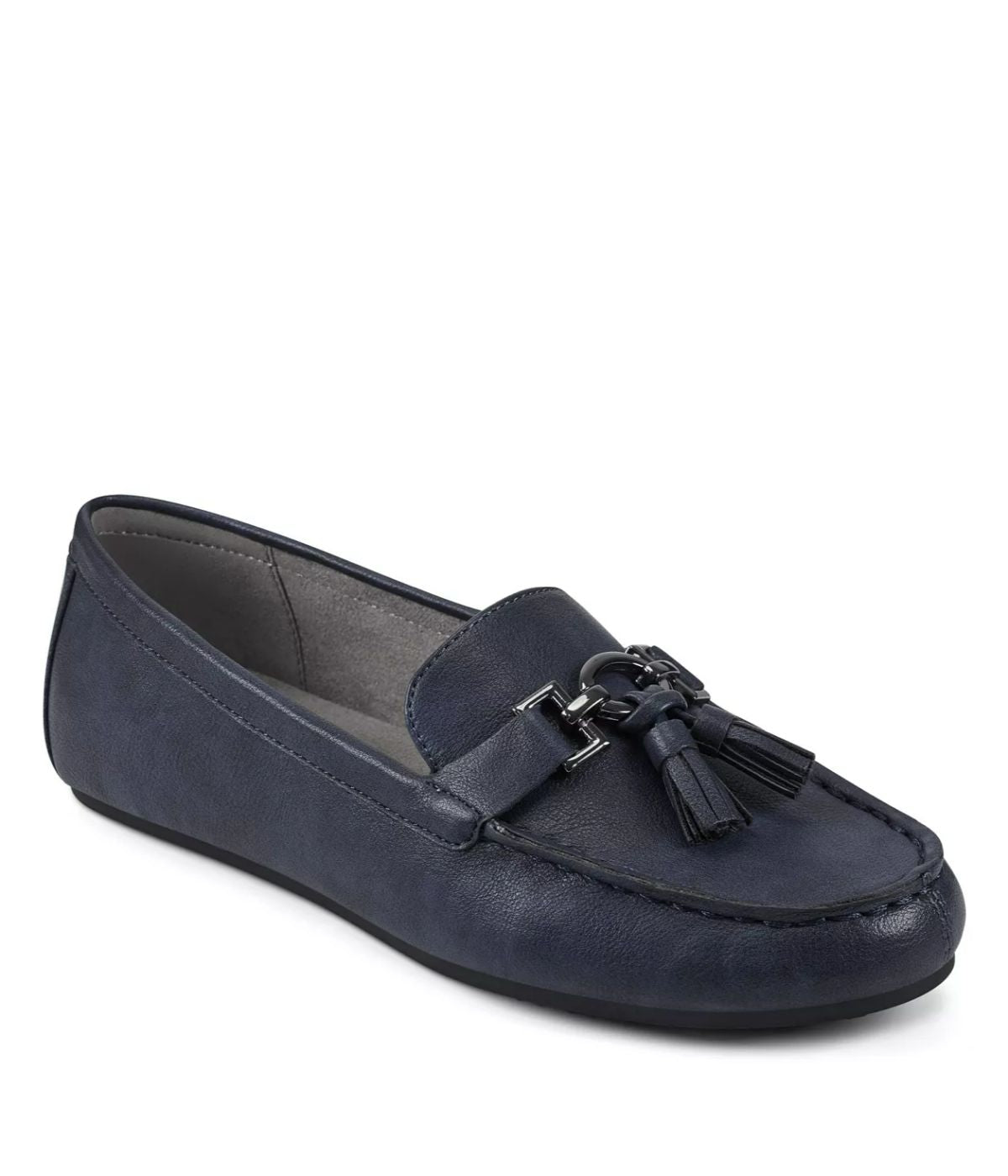 Aerosoles Deanna Loafer Navy Faux Suede
