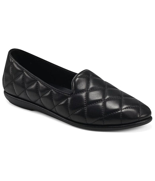 Aerosoles Betunia Flat Black Quilted