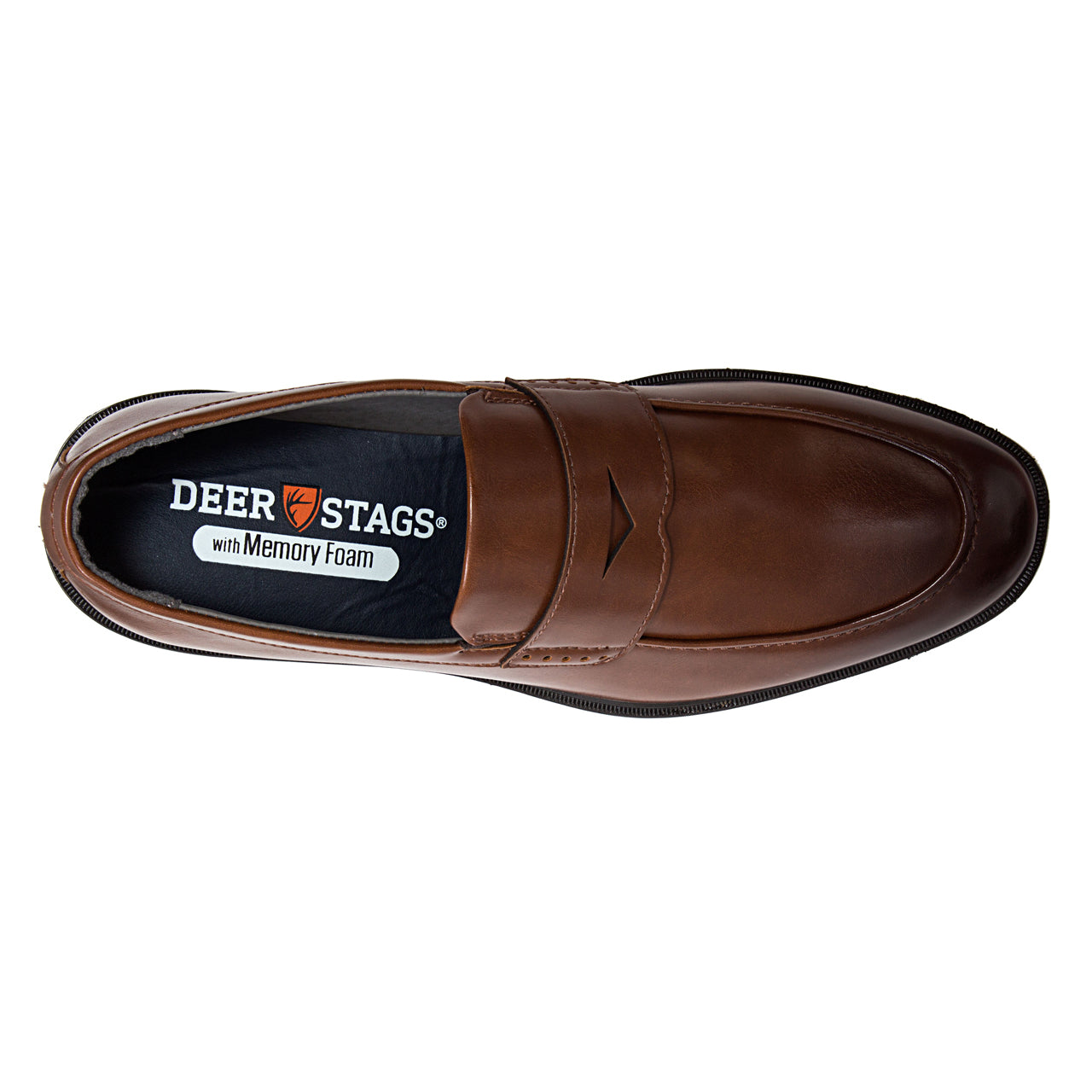 Deer Stags Men's Civic Comfort Penny Loafer
