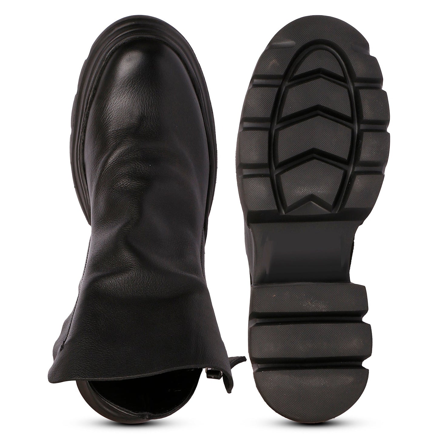 Hayden Leather Boots - Black